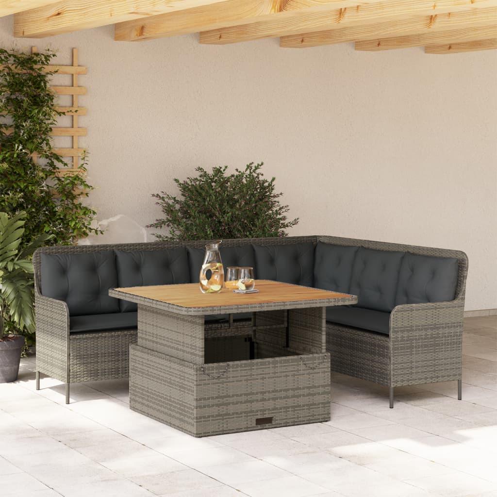 VidaXL Garten sofagarnitur poly-rattan