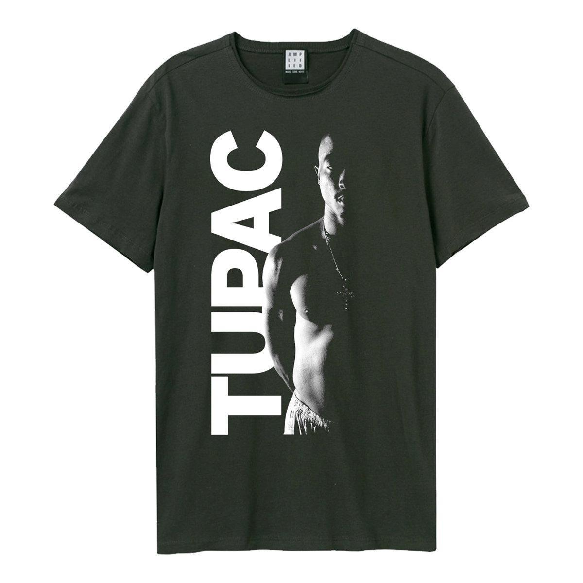 Amplified Tupac Fotodruck Kurzarm T-Shirt