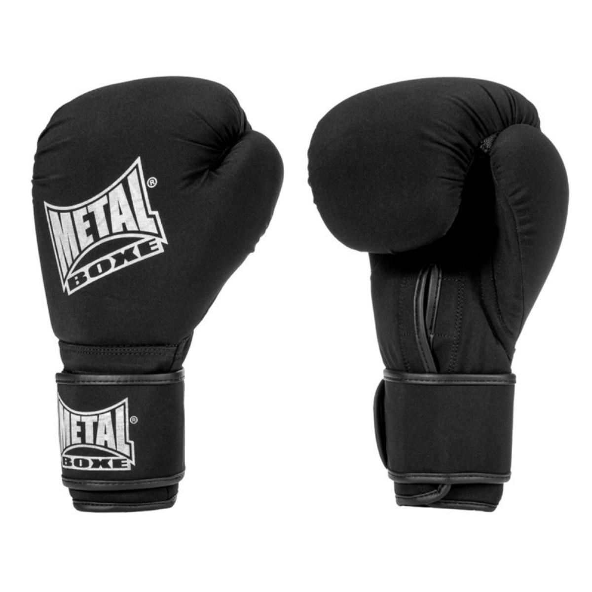 METALBOXE Gant Boxe Noir Lavable 08 Oz