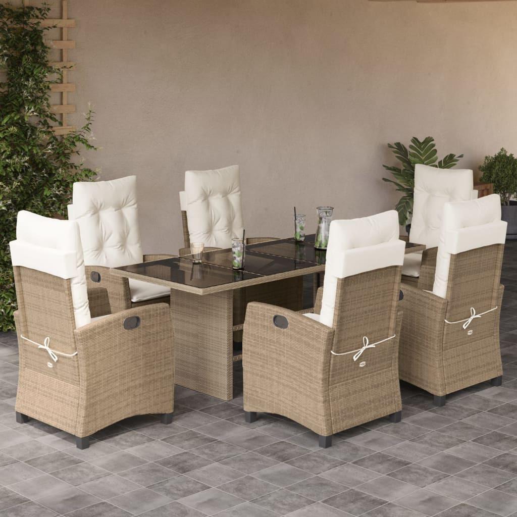 VidaXL Garten essgruppe poly-rattan