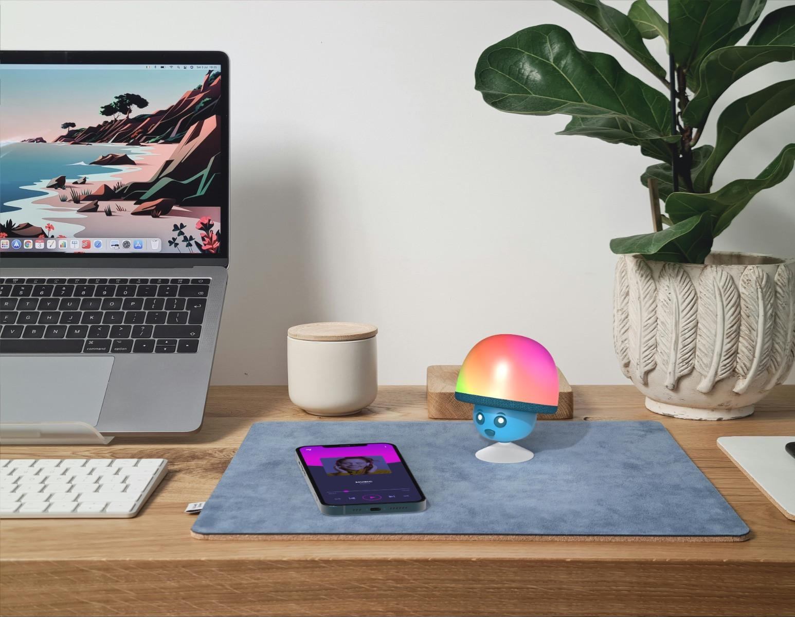 MOB Mega Mush Pilz Speaker Blau