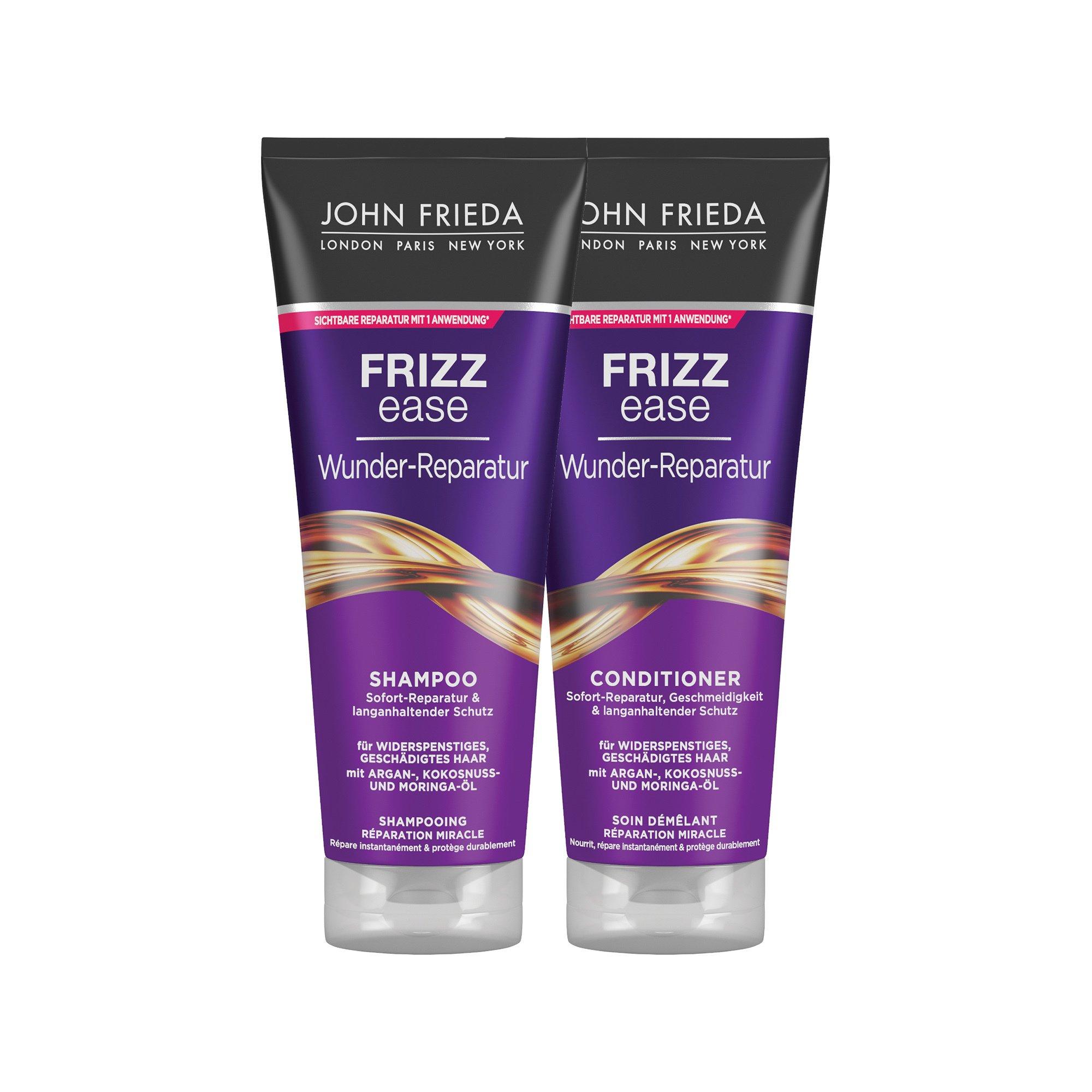 JOHN FRIEDA Frizz Ease Duo Wunder Reparatur Shampoo + Conditioner
