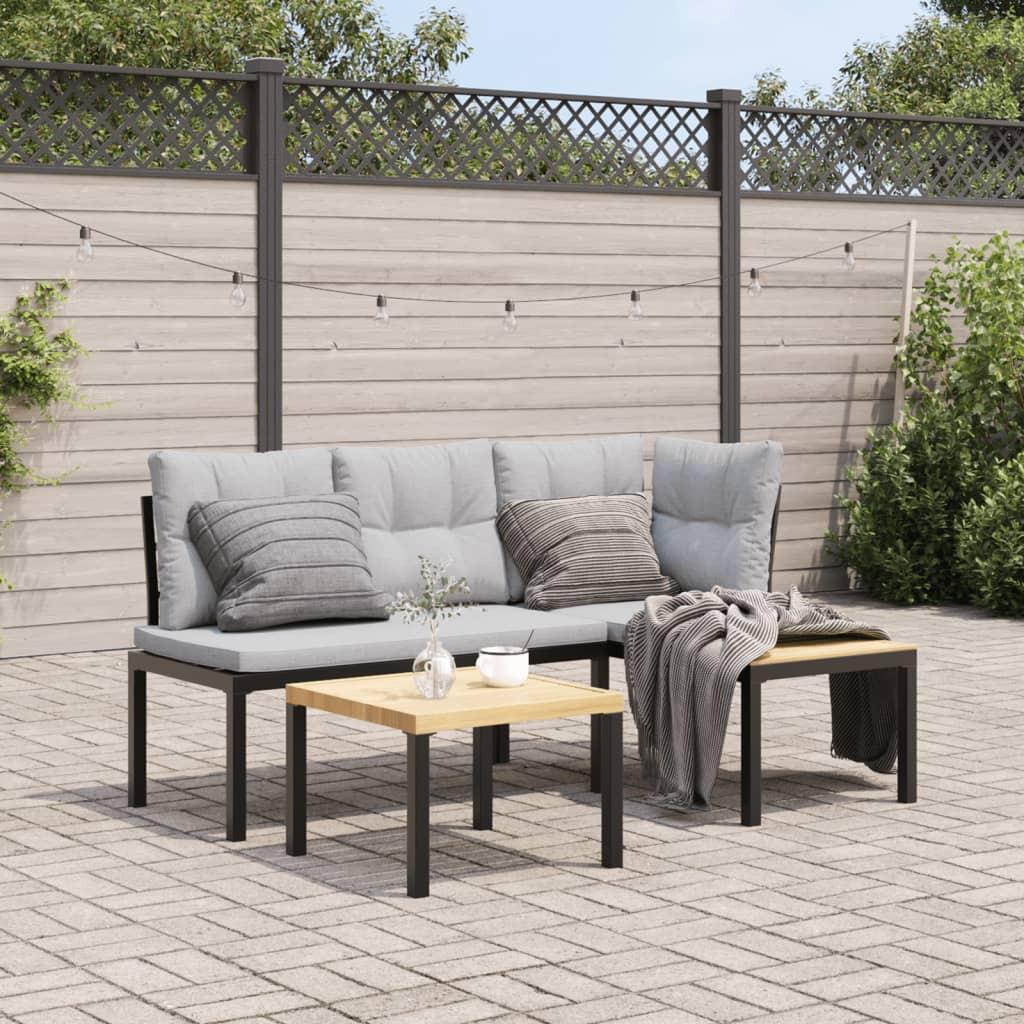 VidaXL Garten sitzgruppe stahl