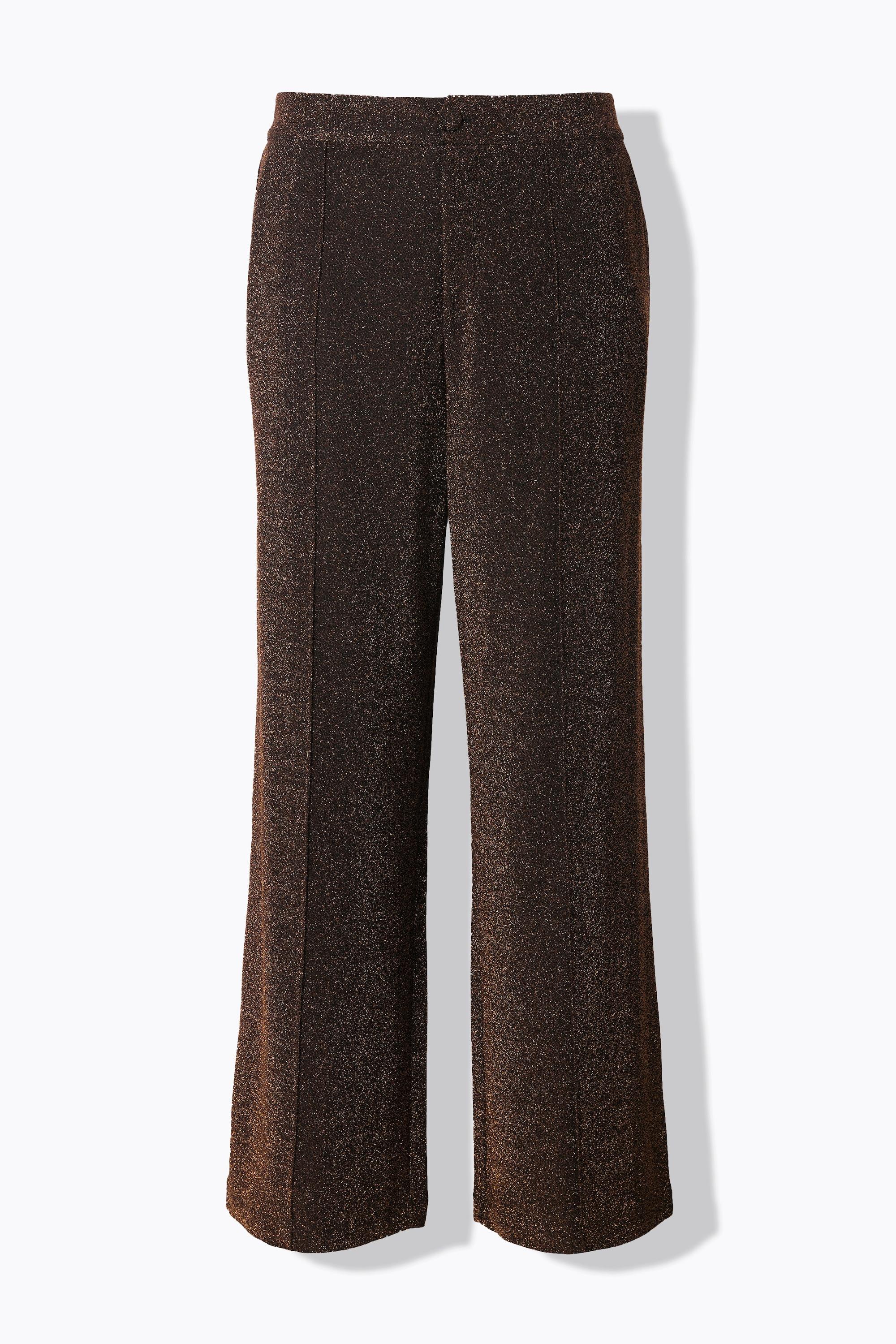 Studio Untold Wide Leg High Waist Glitzerhose