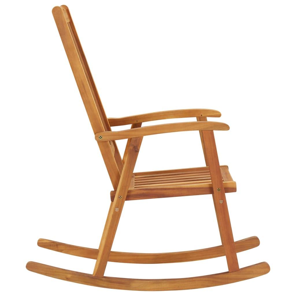 VidaXL Schaukelstuhl akazienholz