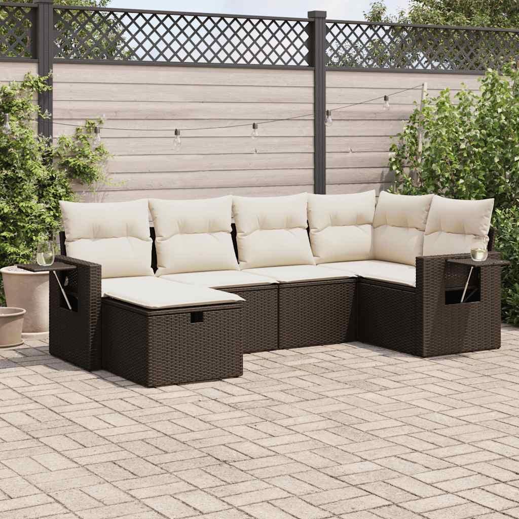VidaXL Gartensofa set poly-rattan