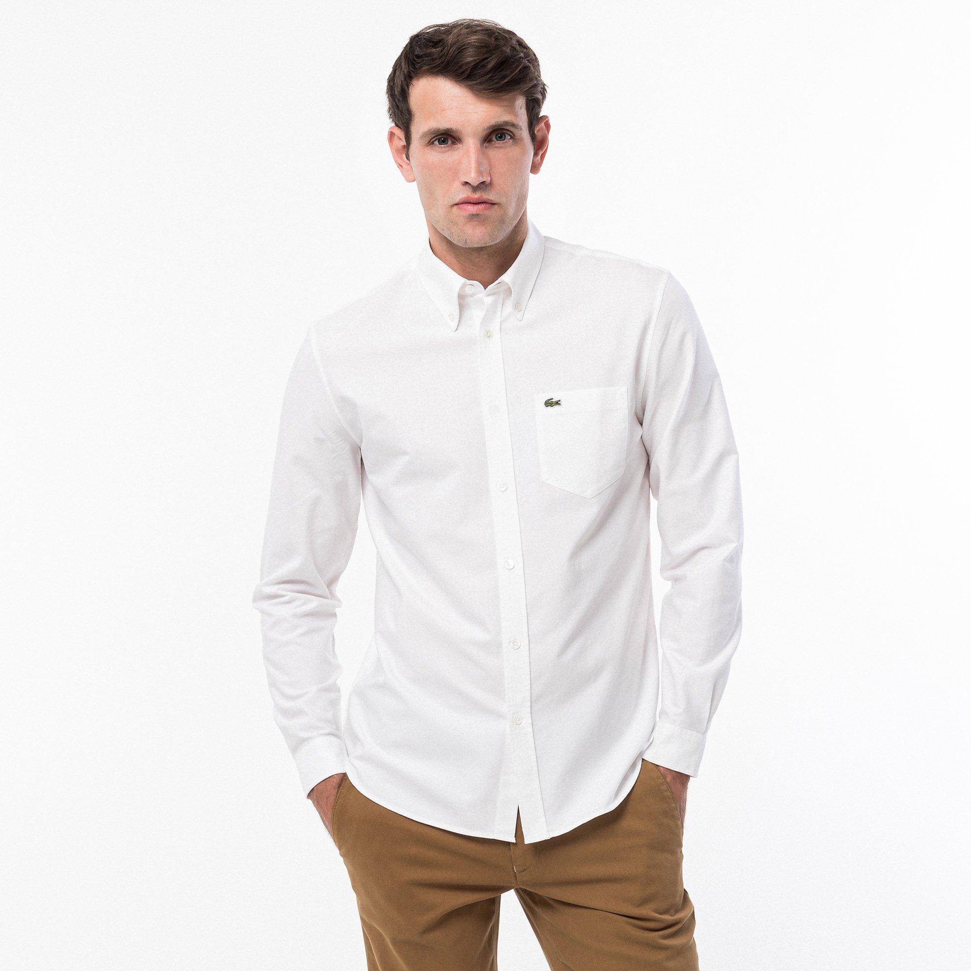 LACOSTE CH1911 Langarm Oxford Hemd