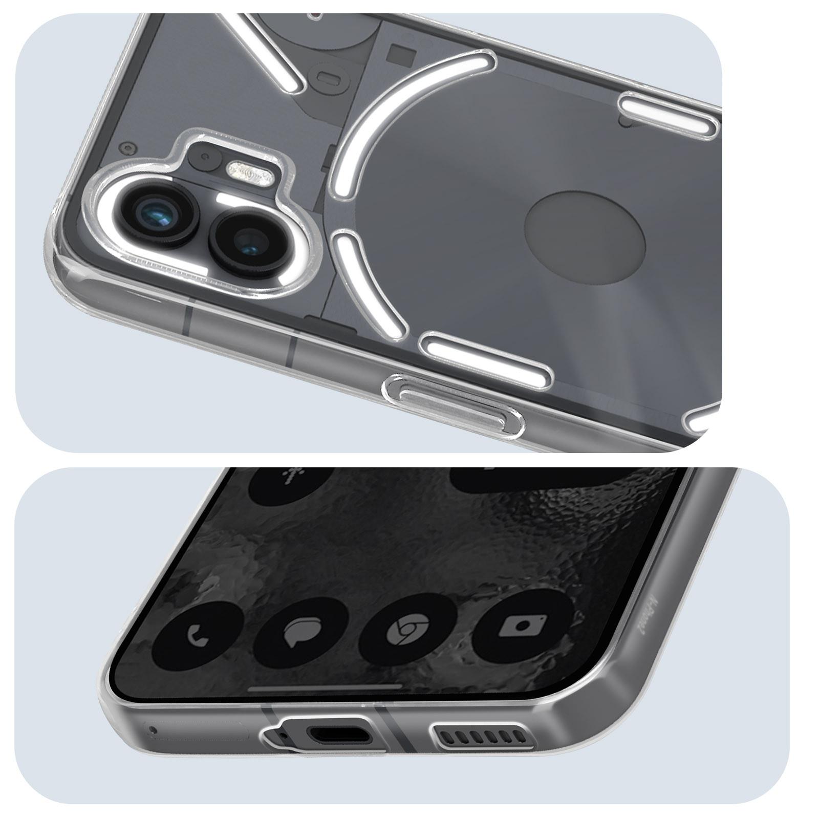 Avizar Handyhülle Nothing Phone 2 Transparent