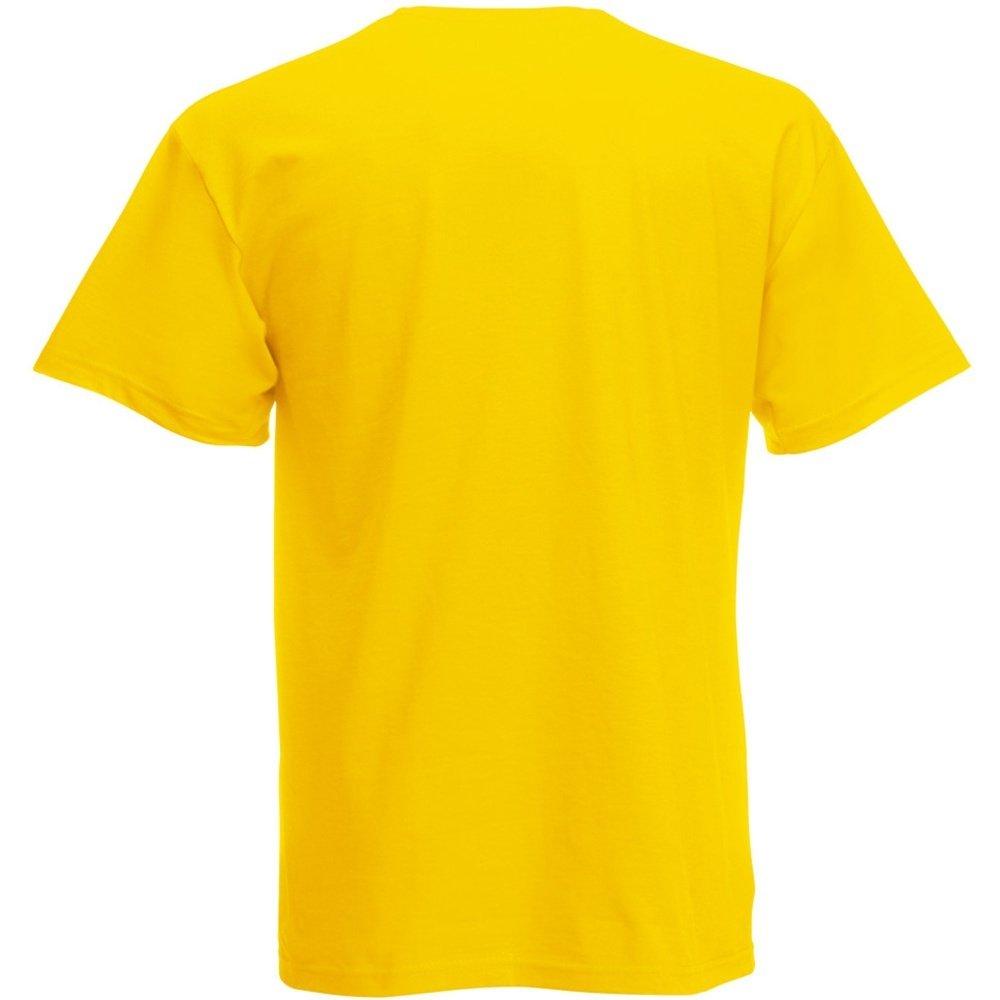 Fruit of the Loom Einfarbiges Kurzarm T-Shirt