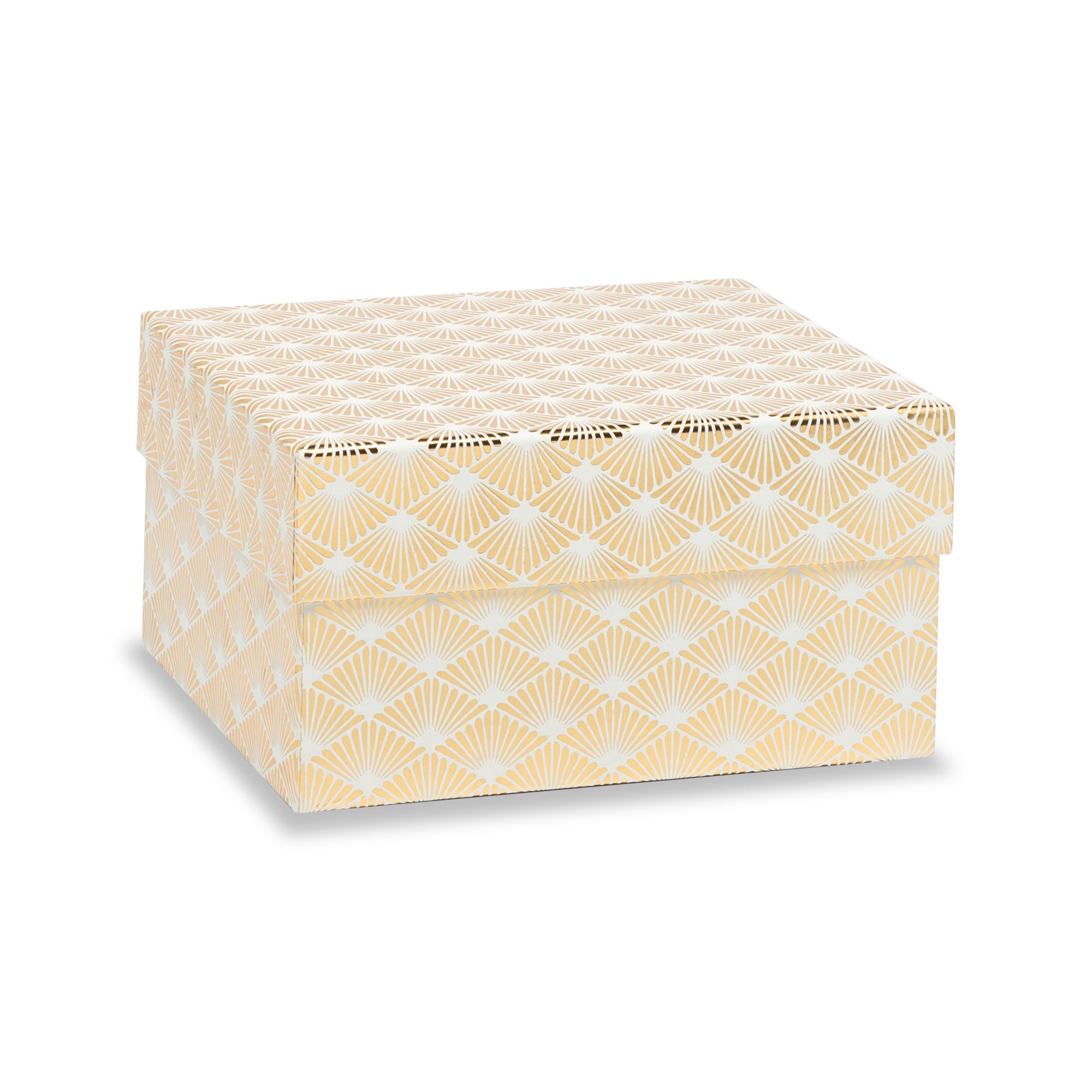 Manor Geschenkbox Muschel Gold