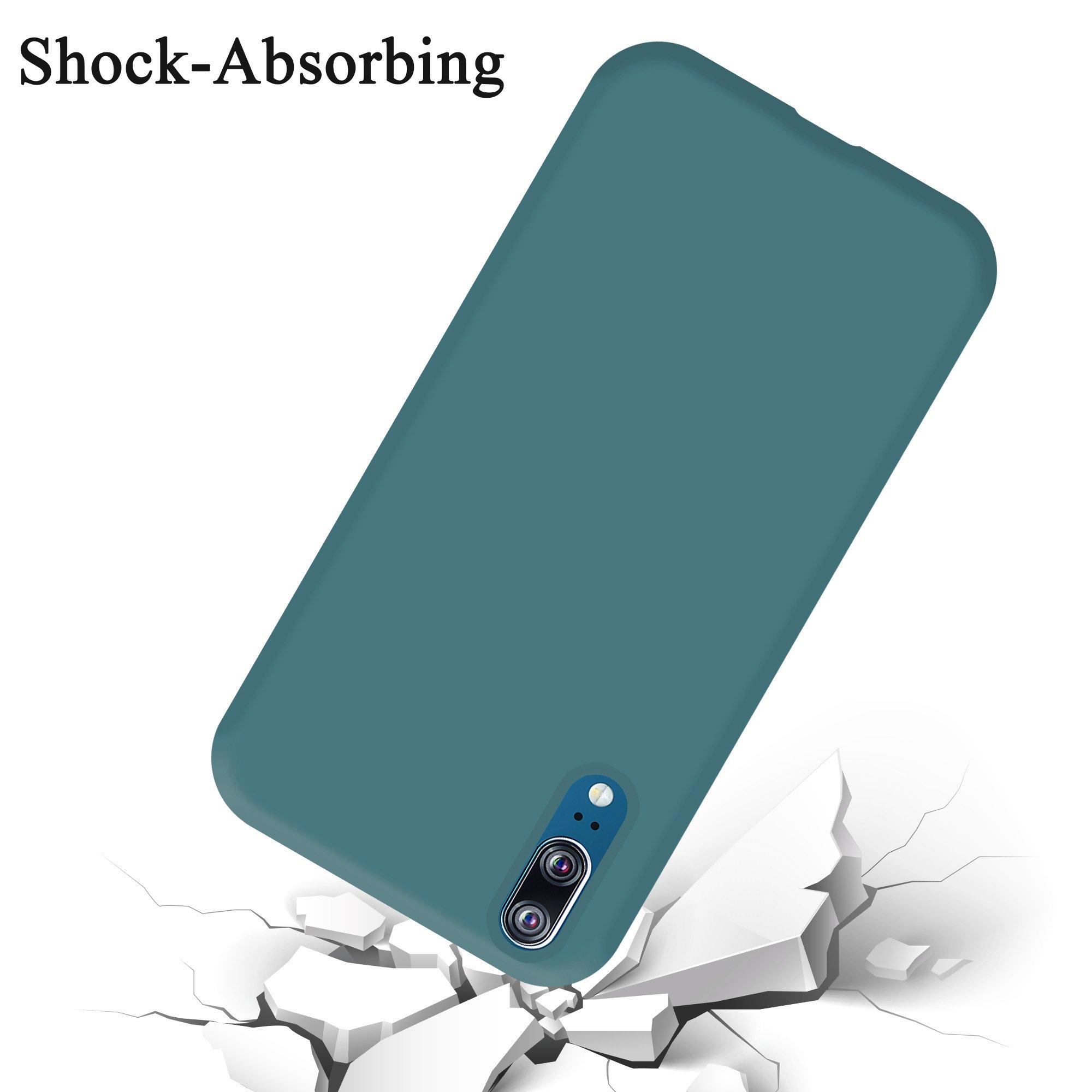Cadorabo Hülle für Huawei P20 TPU Silikon Liquid