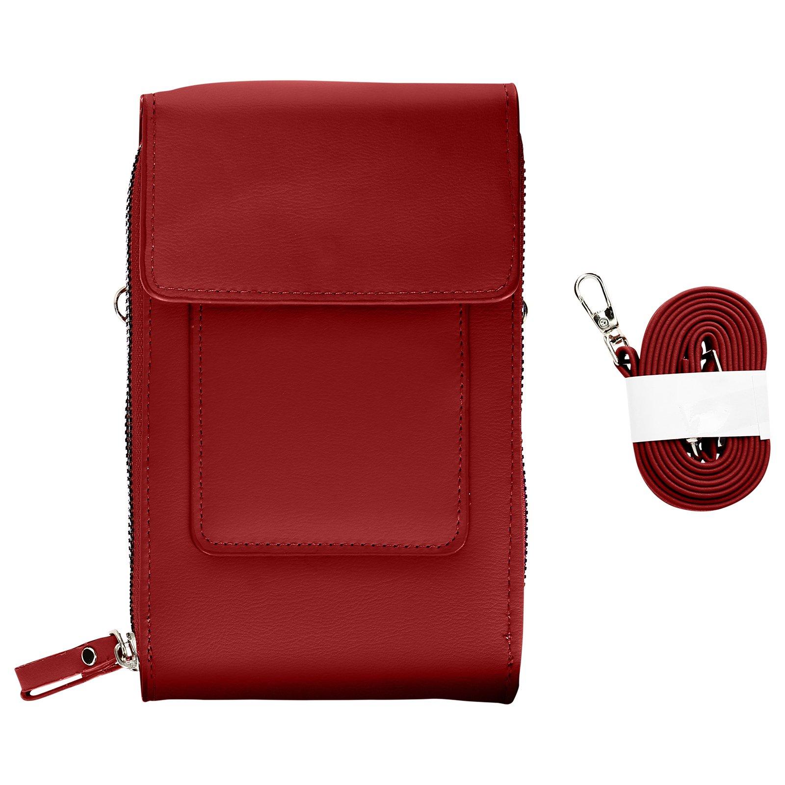Avizar Tasche mit mehreren Fächern Rot