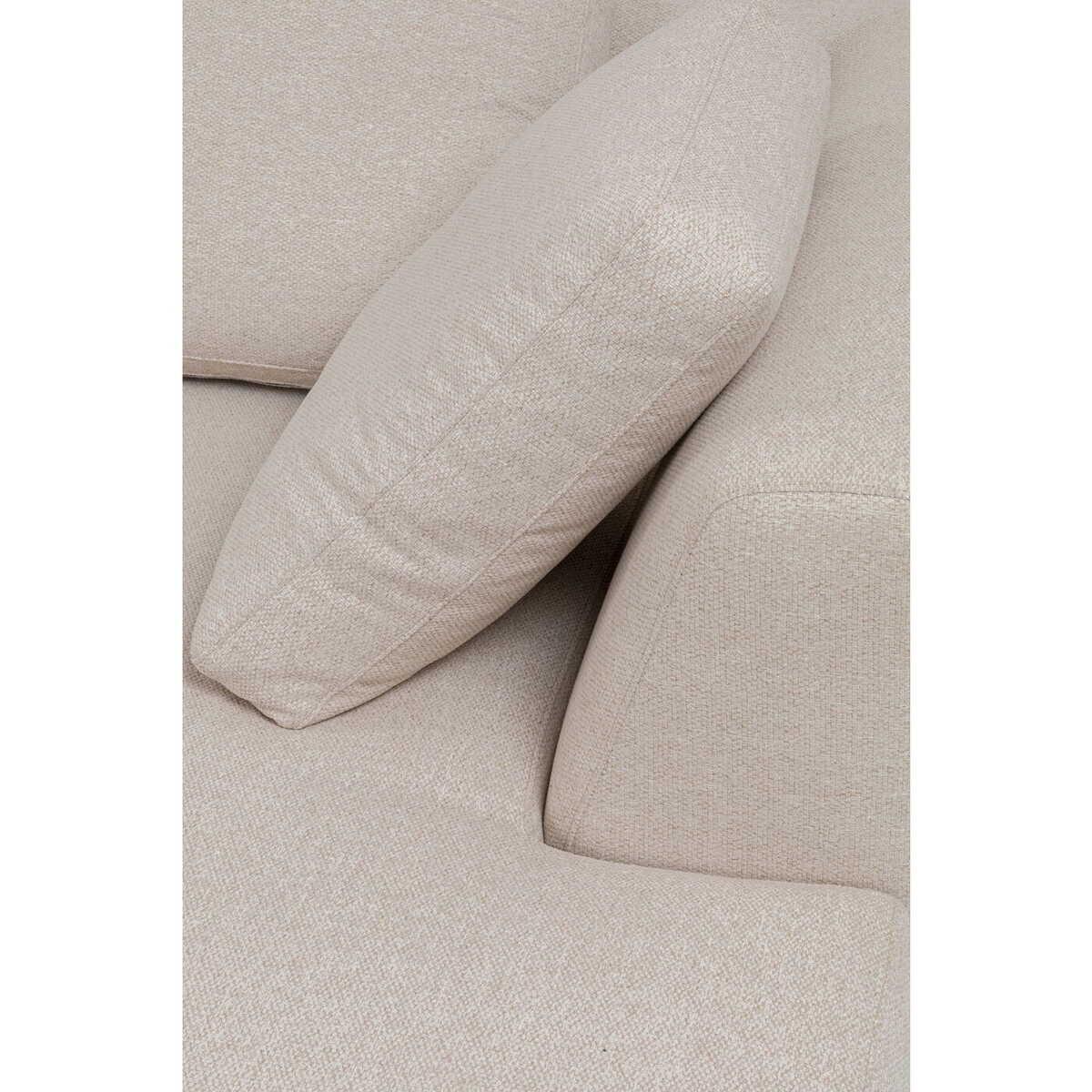 KARE Design Ecksofa Gianni Creme Rechts