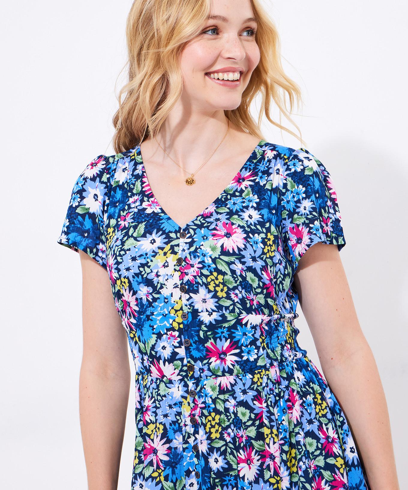 Joe Browns Florales Kleid mit geraffter Taille