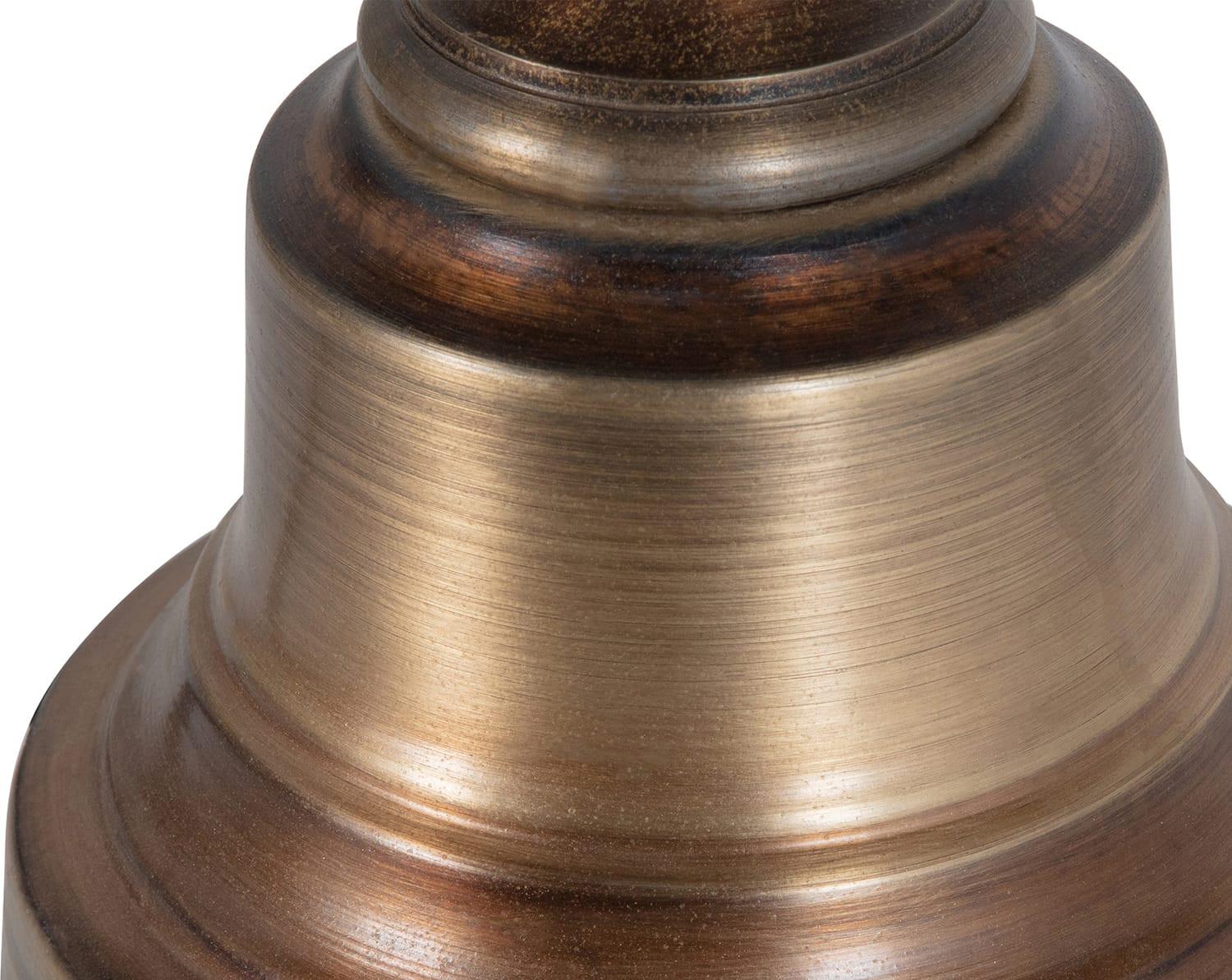 mutoni Tischlampenfuss Ohm Messing antik
