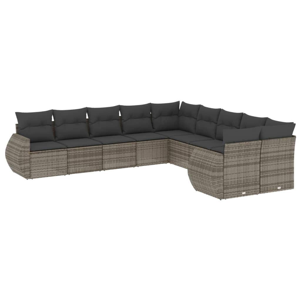 VidaXL Garten sofagarnitur poly-rattan