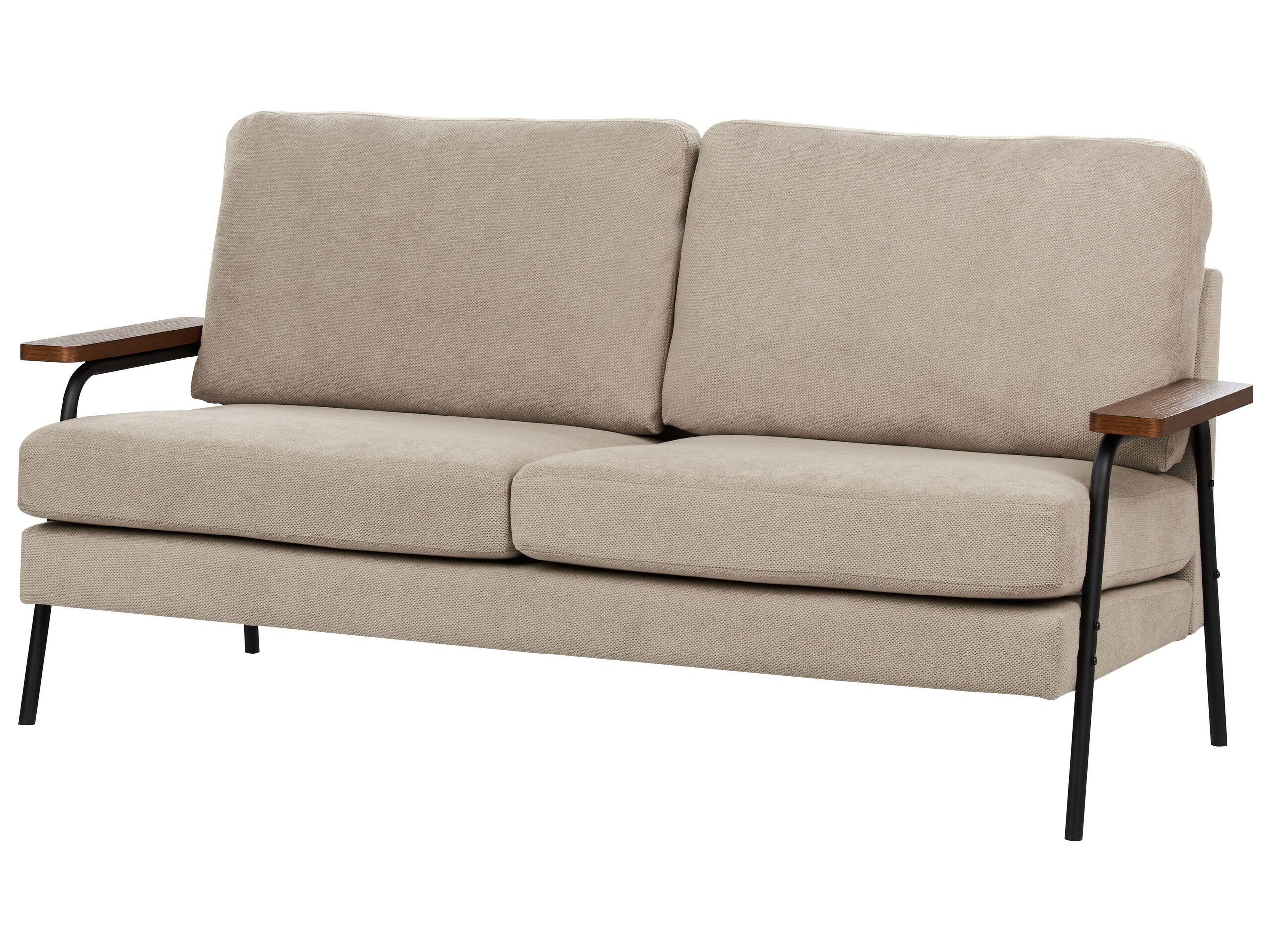 Beliani 3 Sitzer Sofa aus Polyester Klassisch AKRANES