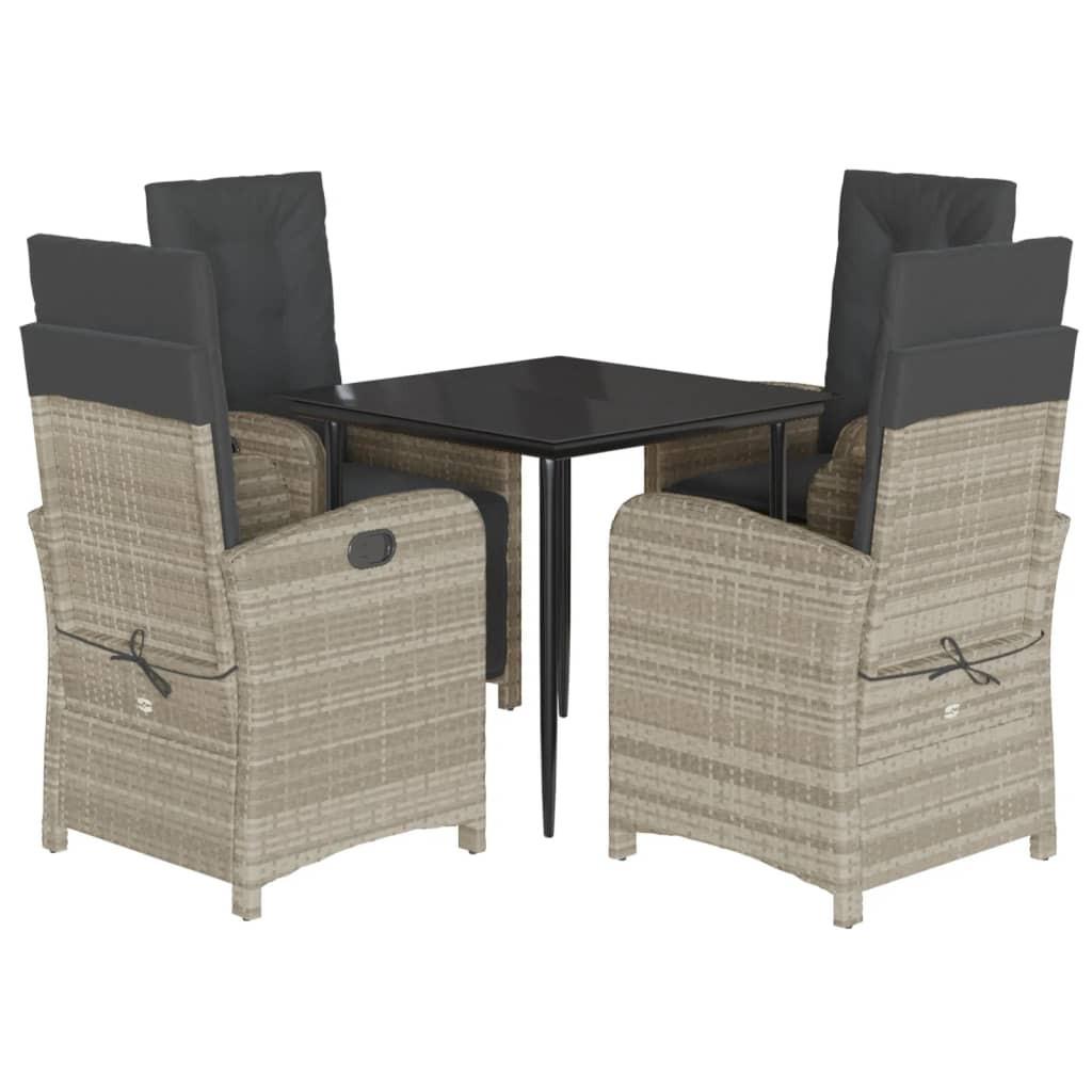 VidaXL Garten essgruppe poly-rattan