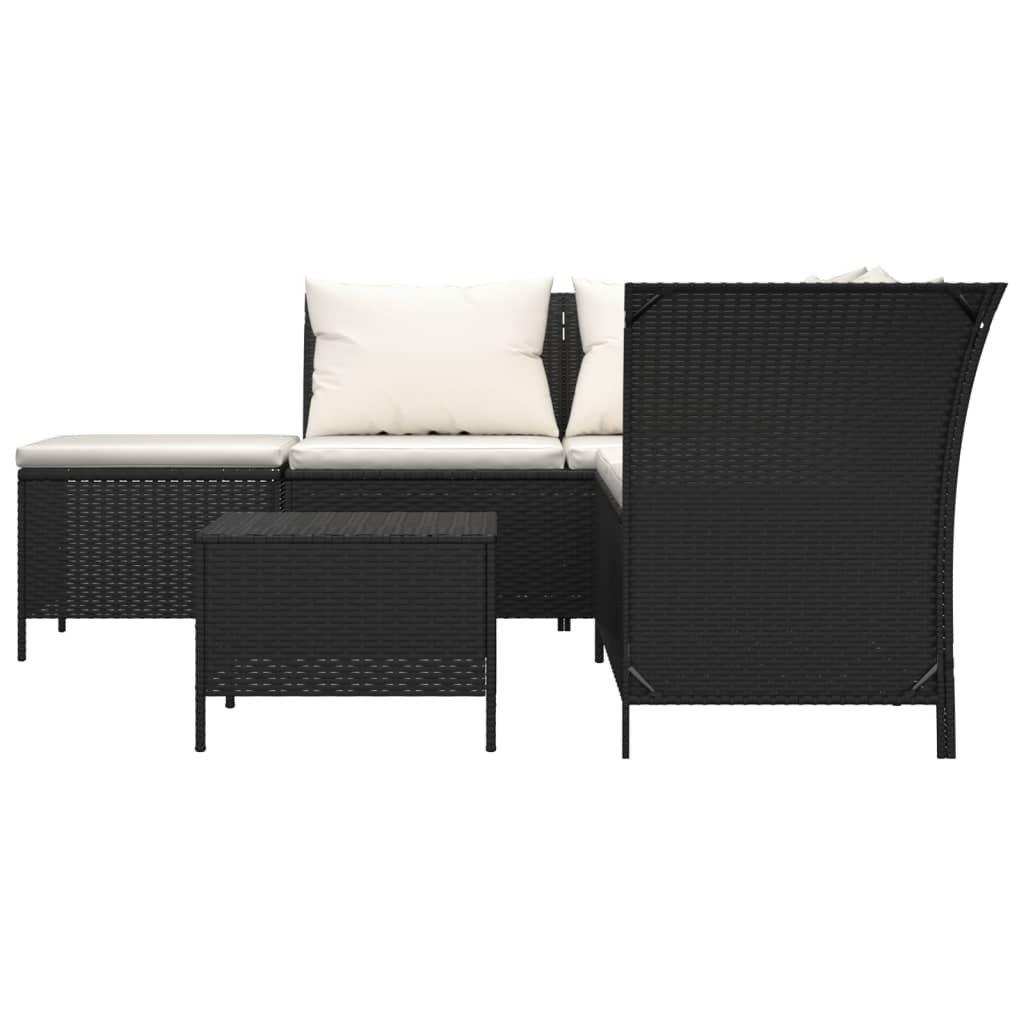 VidaXL Garten lounge set poly-rattan