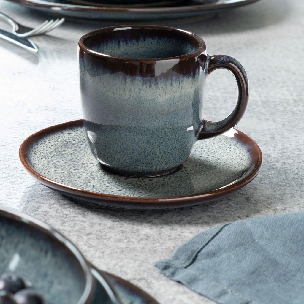 like. by Villeroy & Boch Kaffeeuntertasse 6 Stk Lave gris