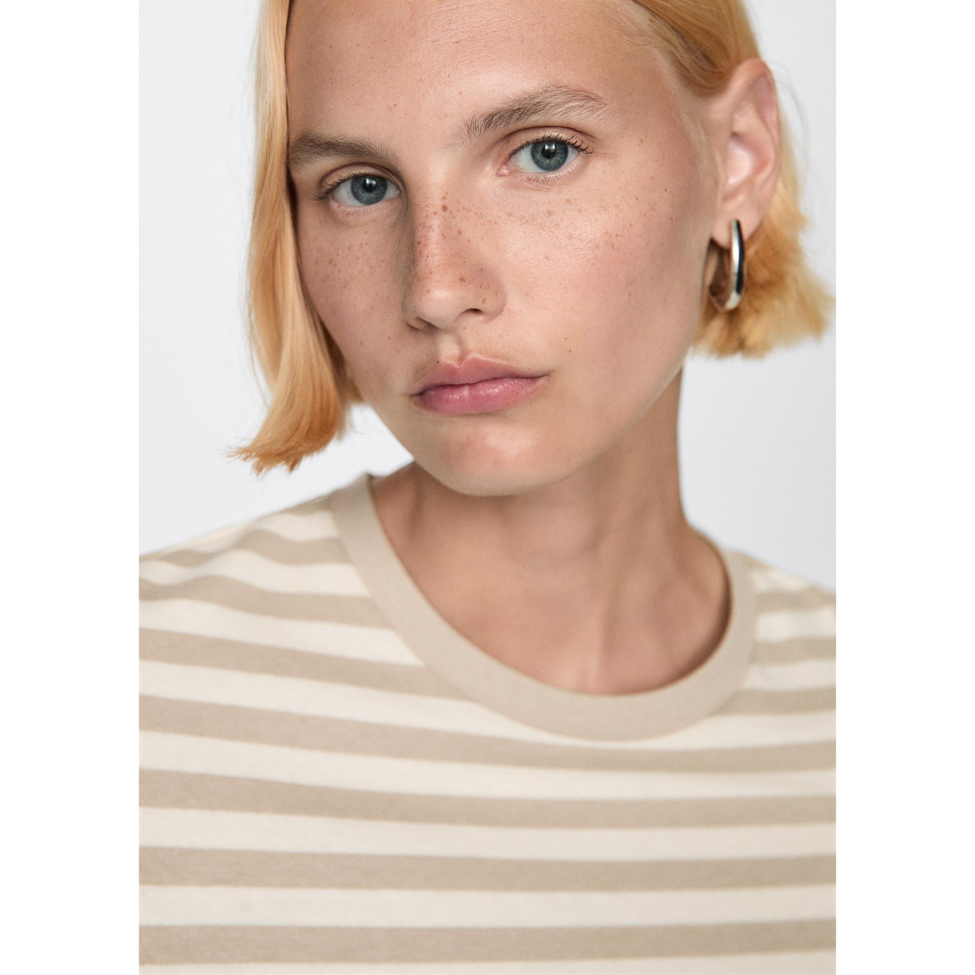 MANGO RAYAC Gestreiftes T-Shirt