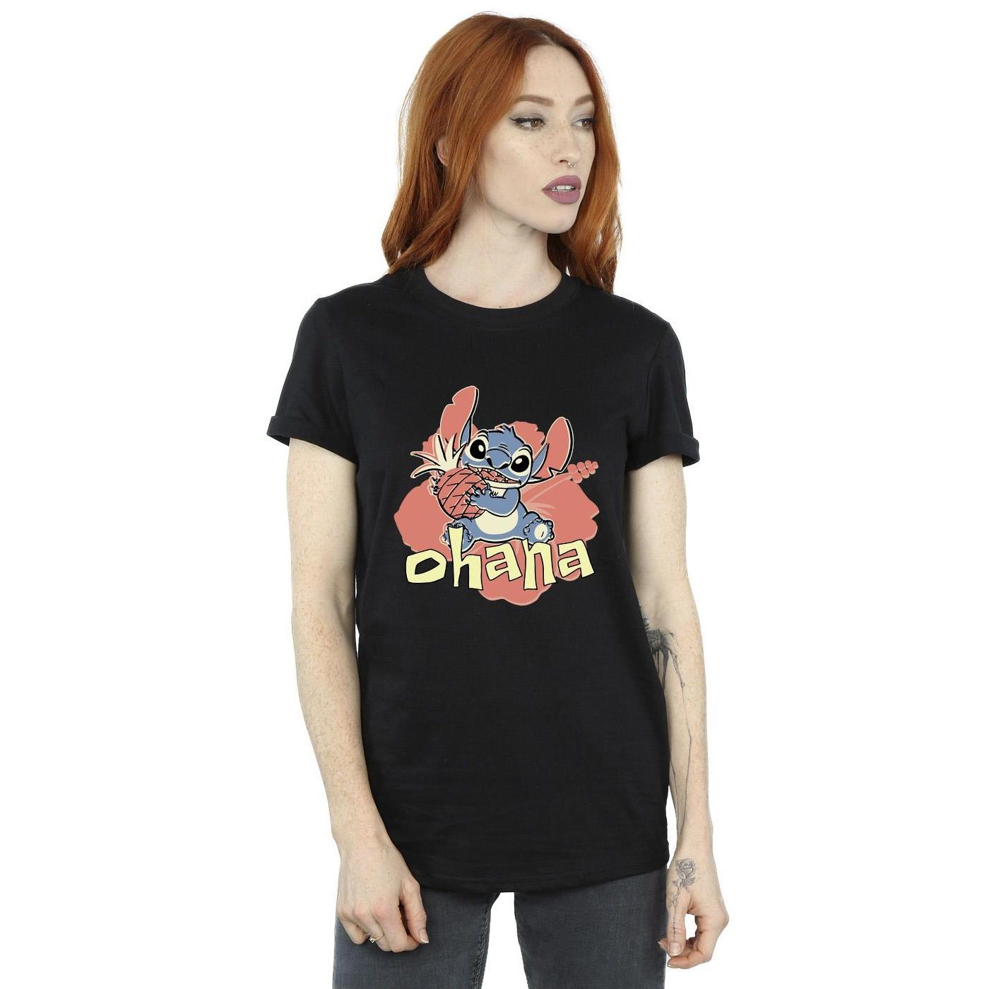 Disney Ohana Bedrucktes T-Shirt