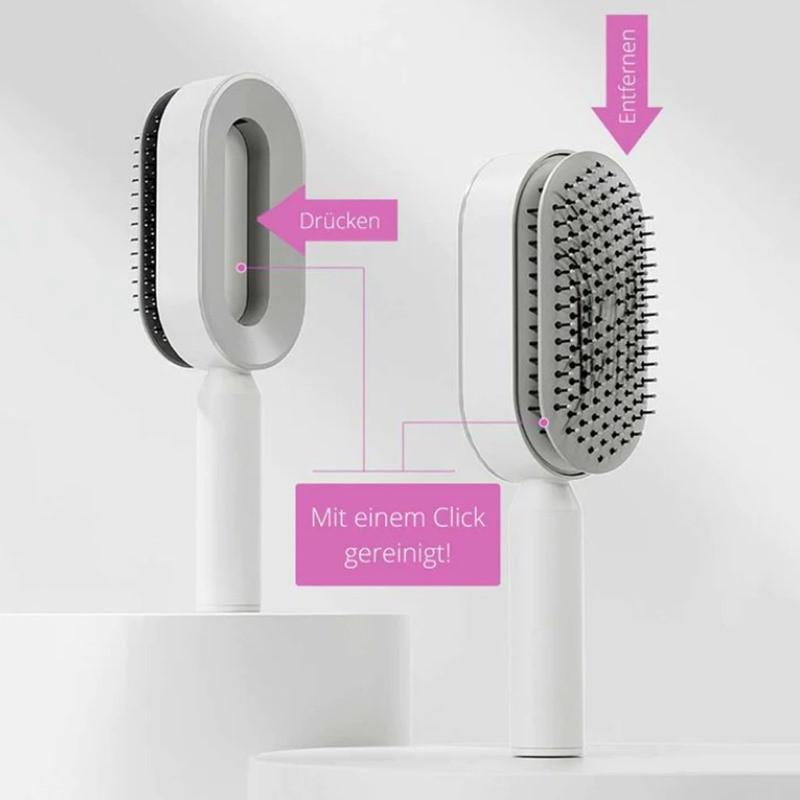 Havetime One Key Touch Haarbürste selbstreinigende Haarbürste