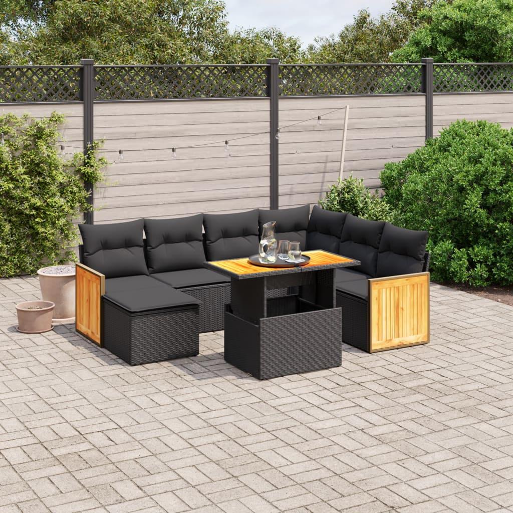 VidaXL Garten sofagarnitur poly-rattan