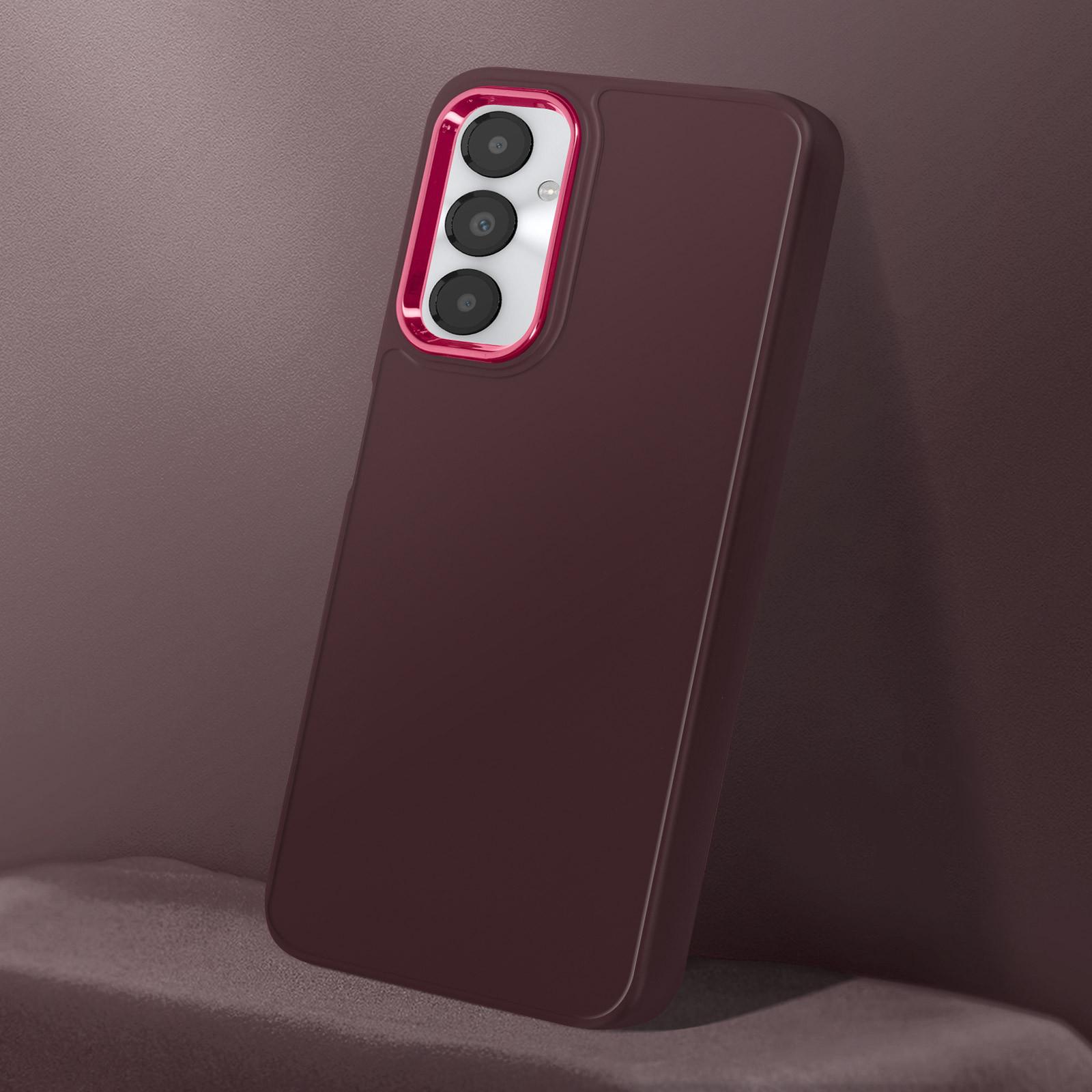 Avizar Schutzhülle Samsung A05s Dunkelrot