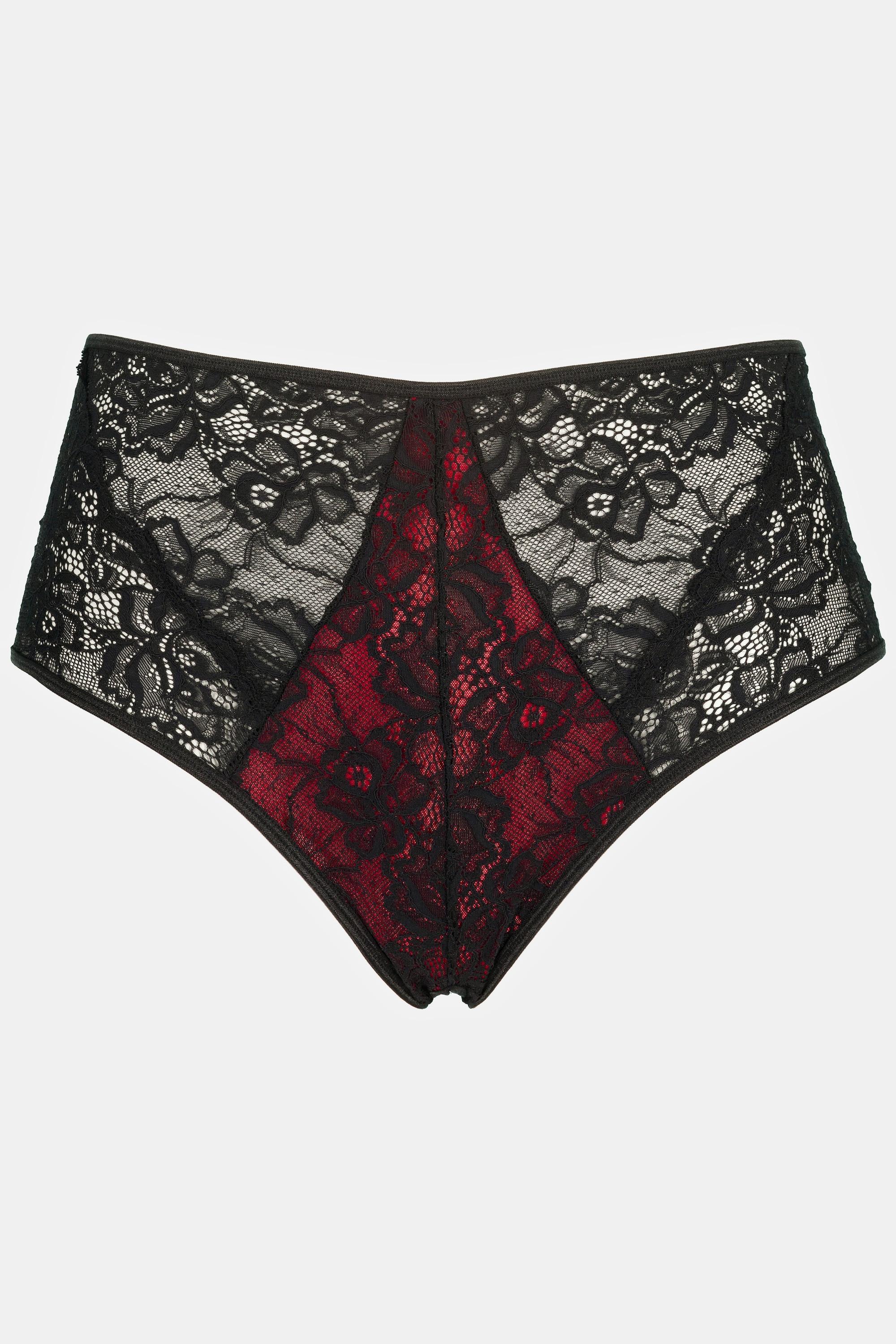 Ulla Popken Taillenslip, Ouvert, Criss-Cross