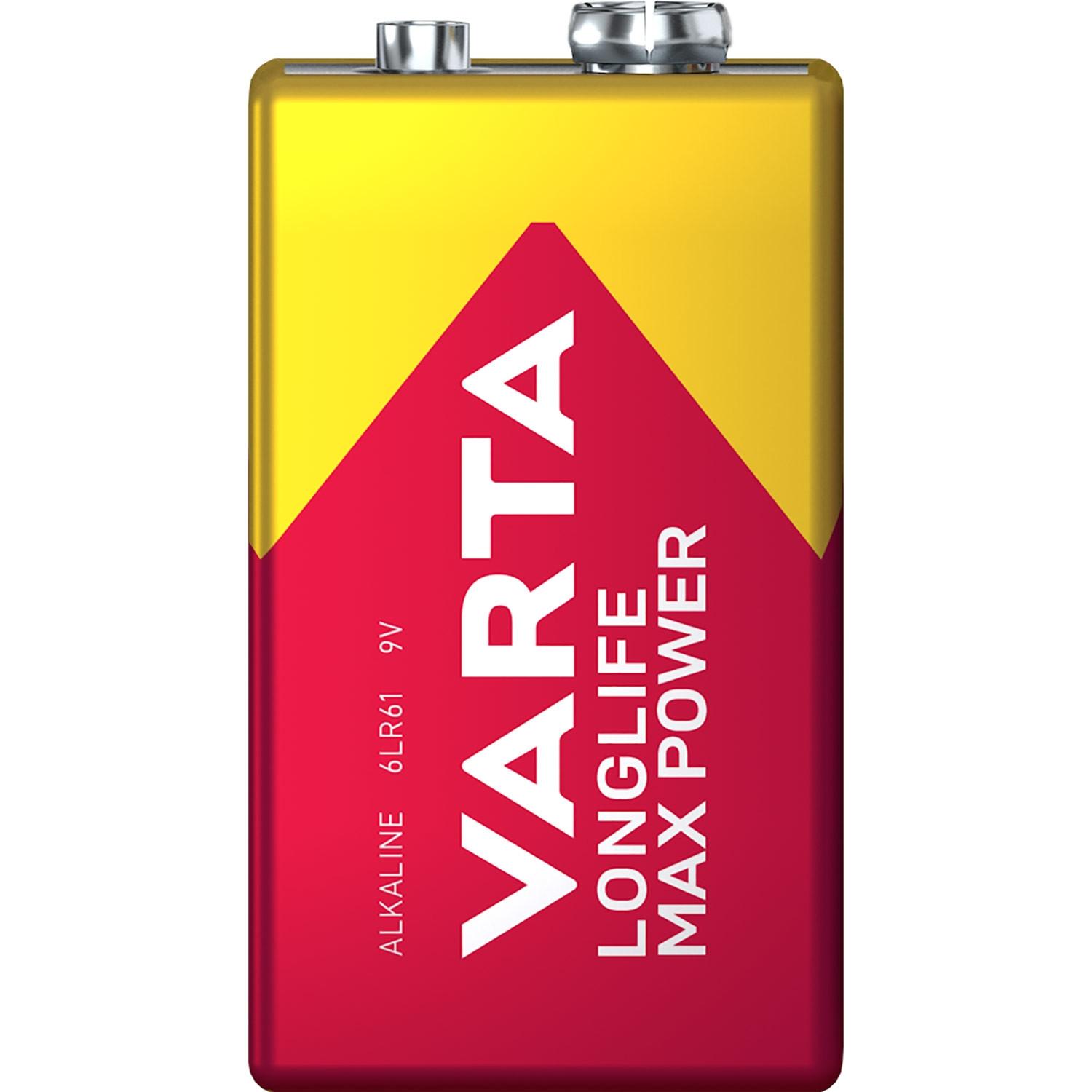 VARTA Langlebige Max Power 9V-Batterie
