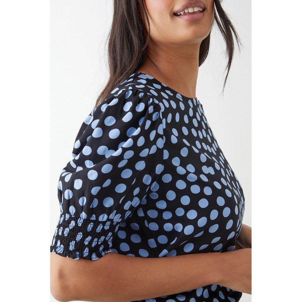 Dorothy Perkins Bluse mit gerafftem Saum