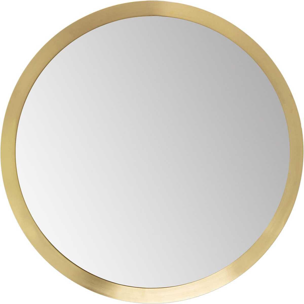 KARE Design Wandspiegel Arezzo Brass rund 100
