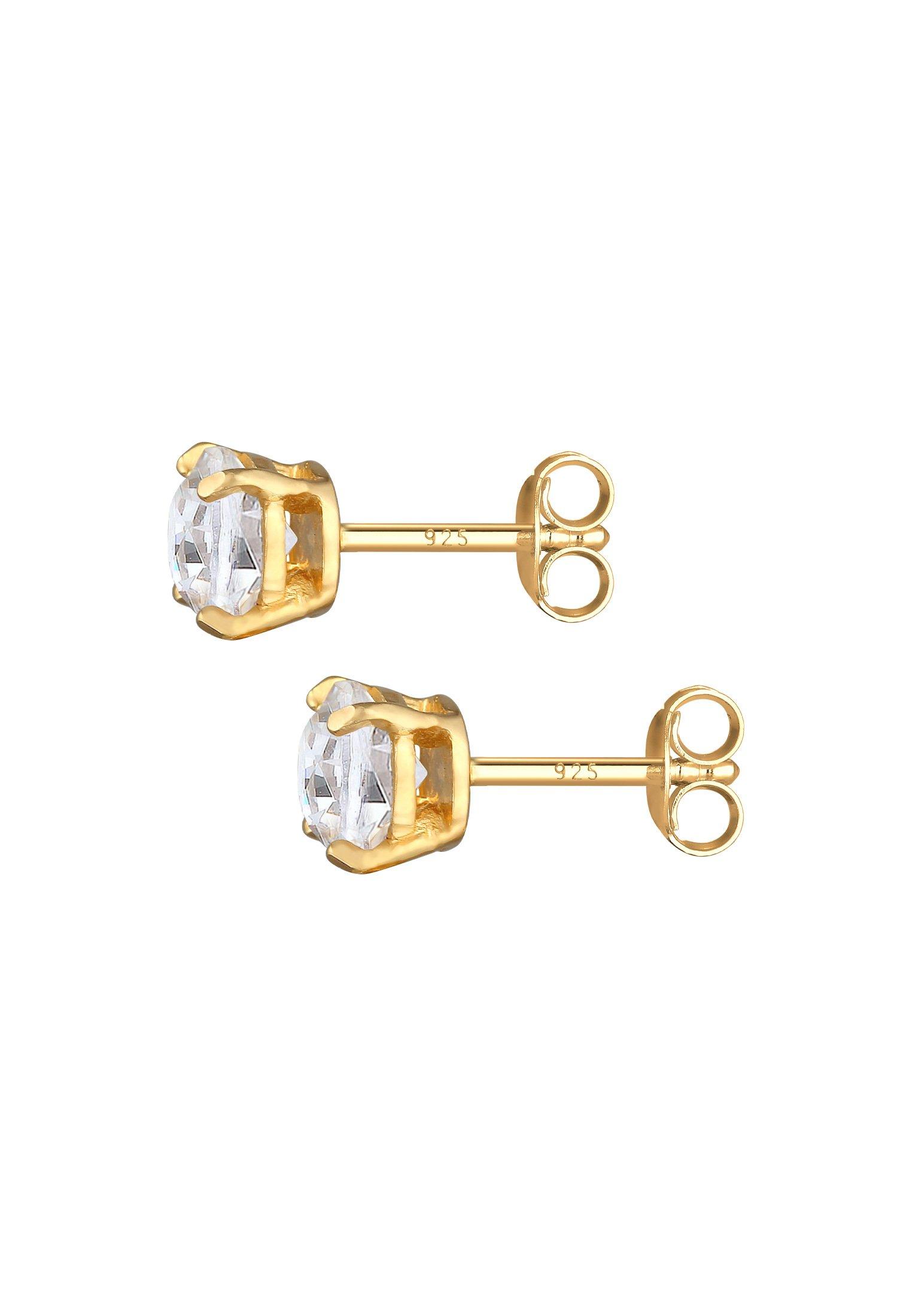 Kuzzoi Ohrringe Basic Stecker Geo Kristalle