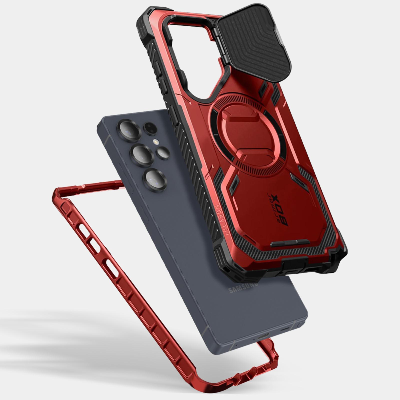 Avizar Hülle Galaxy S25 Ultra Armorbox Rot