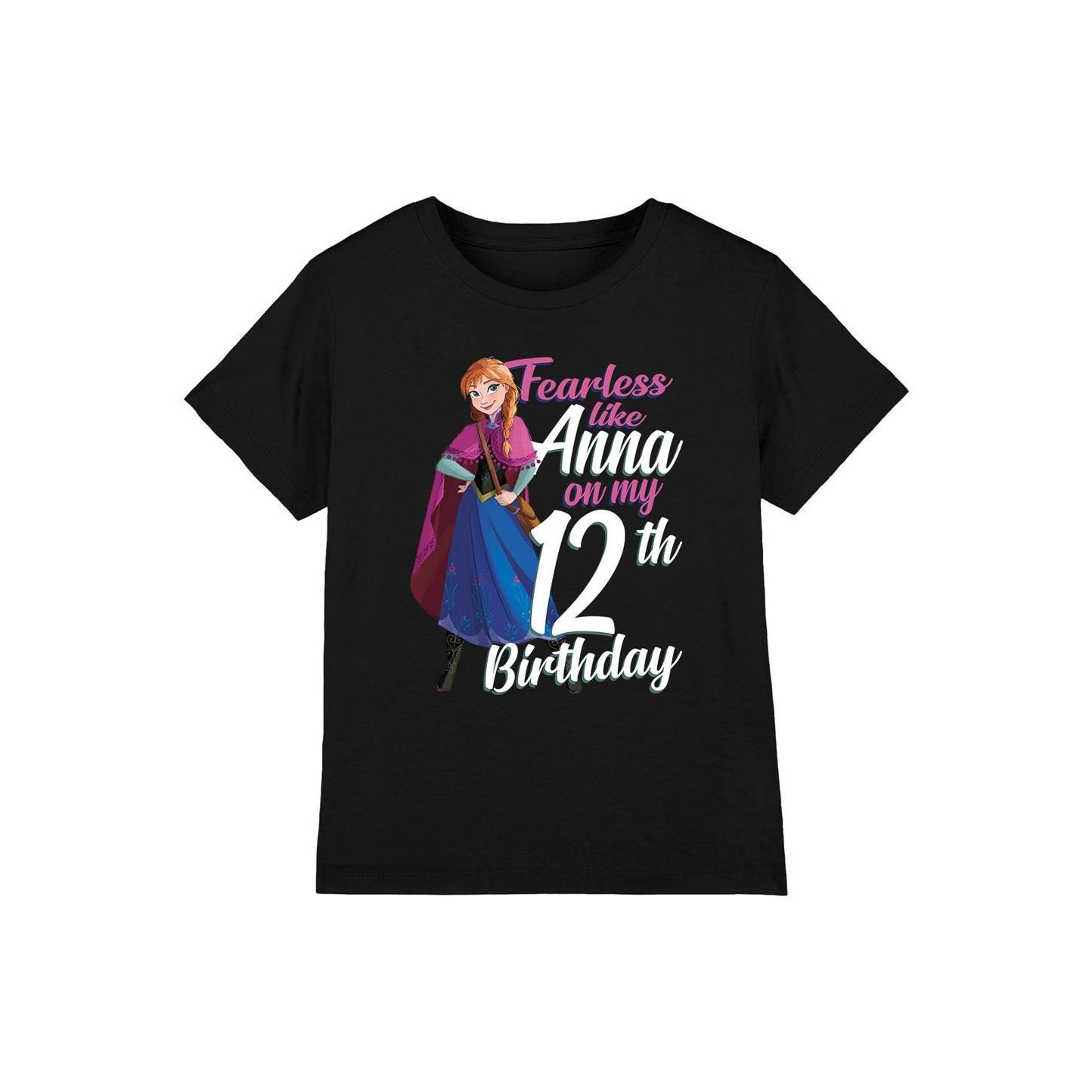 FROZEN Fearless Like Anna TShirt  12er Geburstag