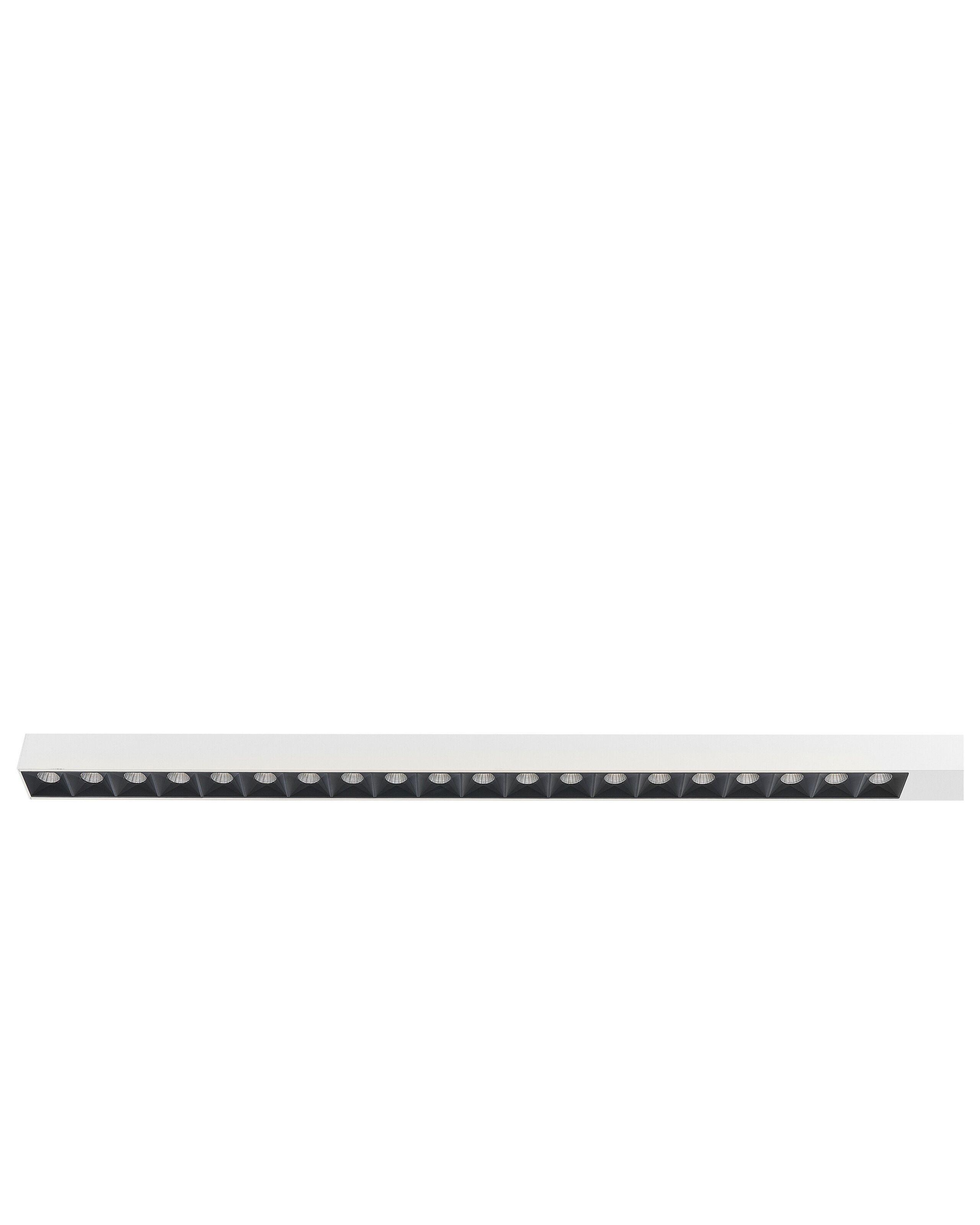 Beliani LED Stehlampe aus Aluminium Industriell SAGITTA