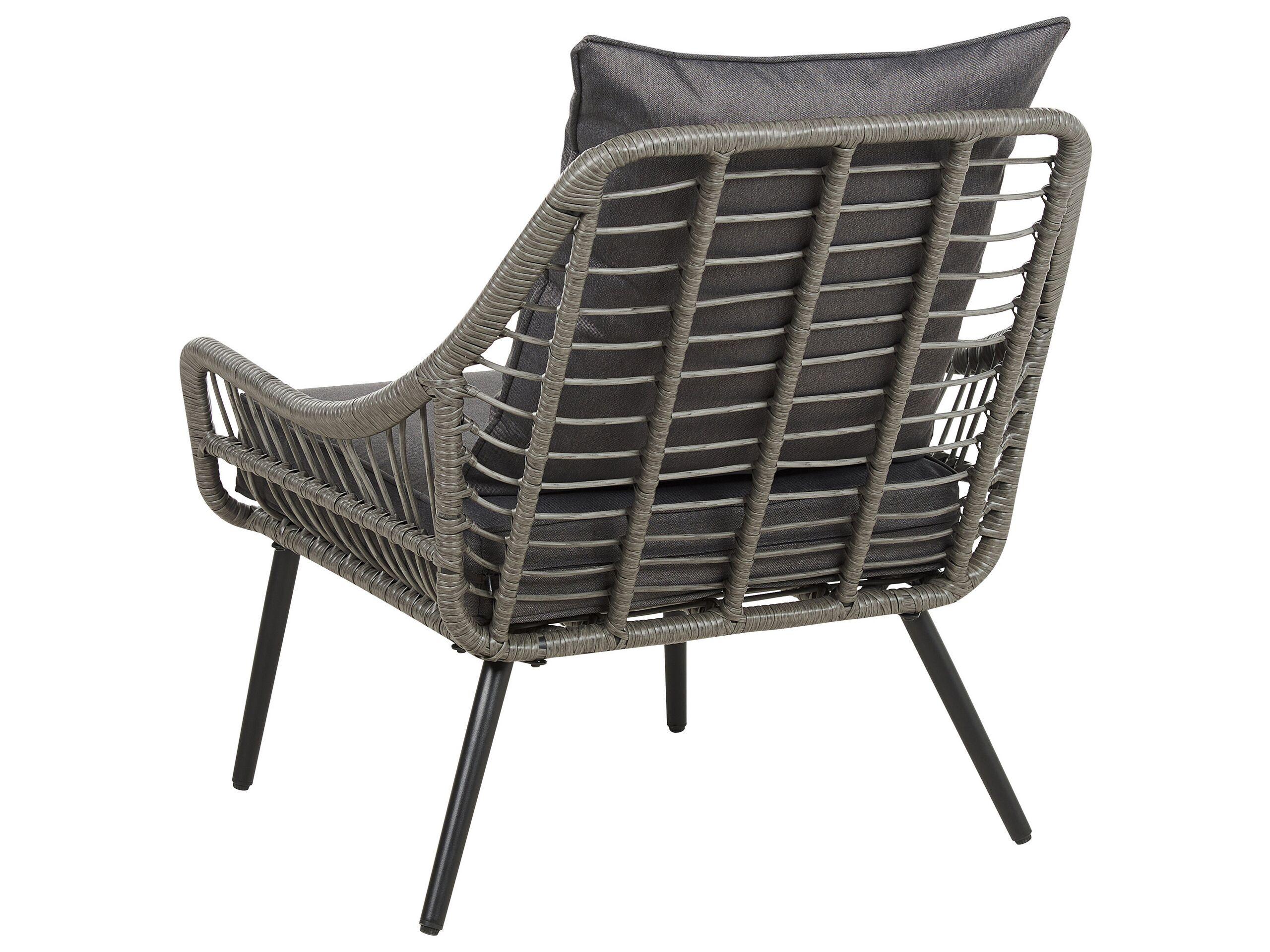 Beliani Bistro Set aus PE Rattan Boho LAURETO