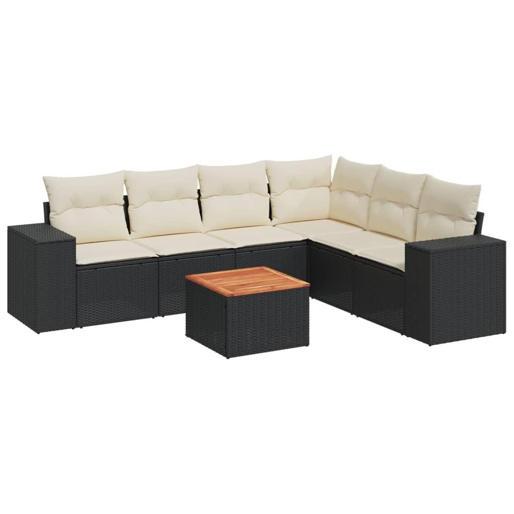 VidaXL Garten sofagarnitur poly-rattan