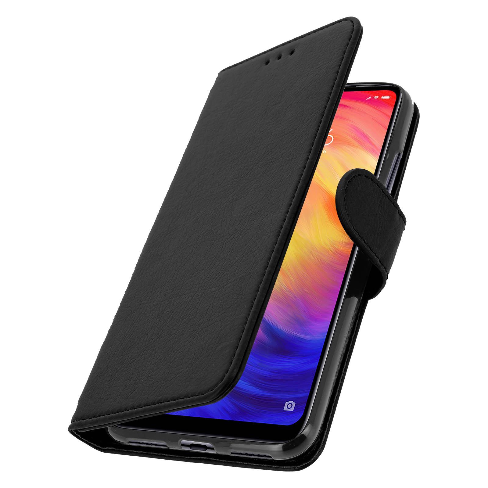 Avizar Klapphülle Xiaomi Redmi Note 7 Schwarz