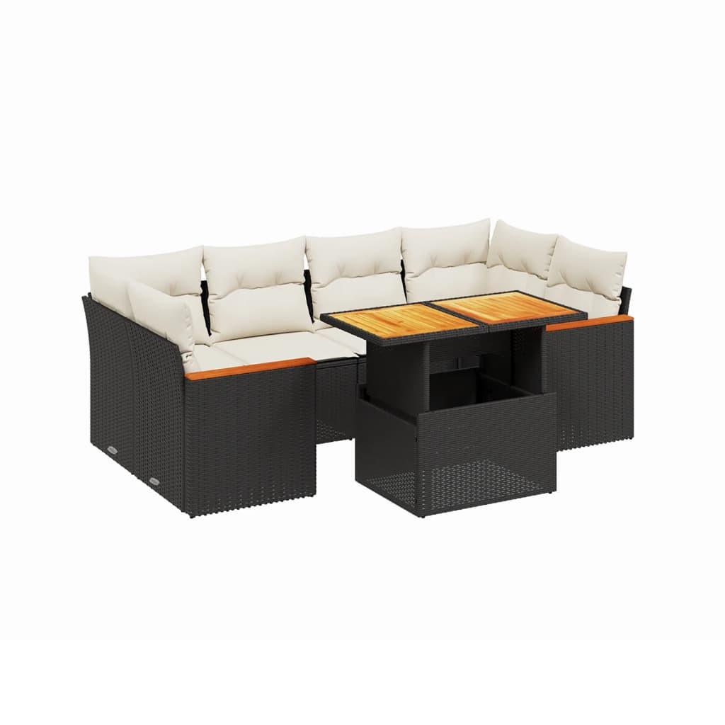 VidaXL Garten sofagarnitur poly-rattan