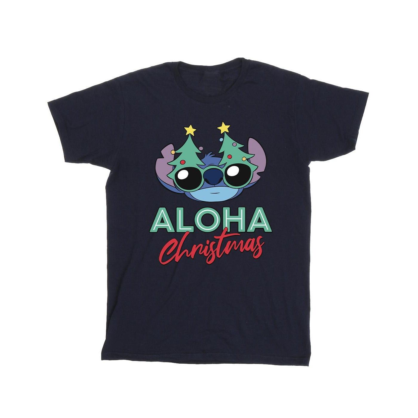 Disney Stitch Aloha Christmas T-Shirt