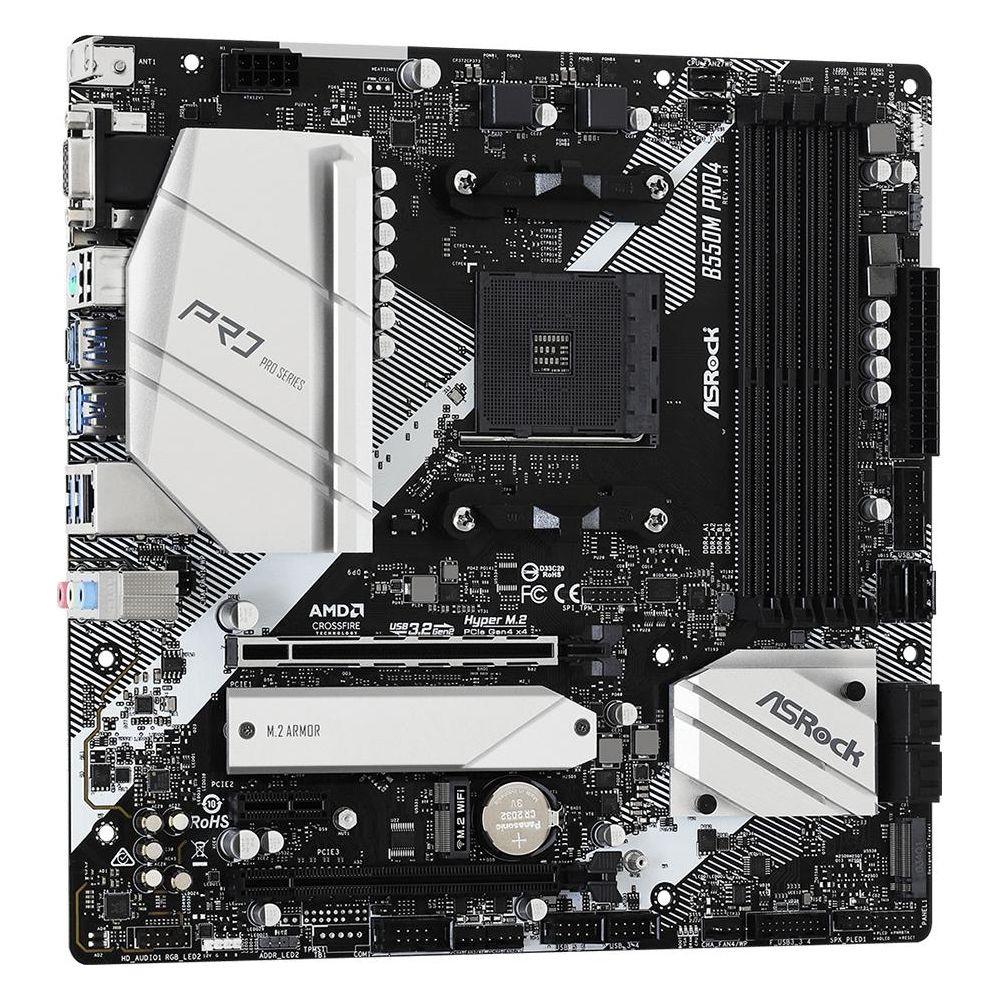 ASRock B550M Pro4 (AM4, AMD B550, mATX)