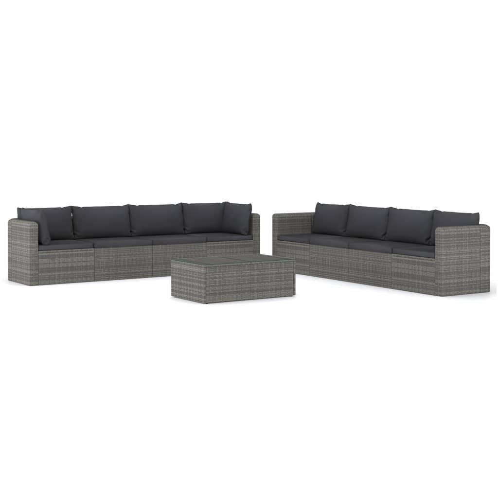 VidaXL Garten-sofa-set rattan