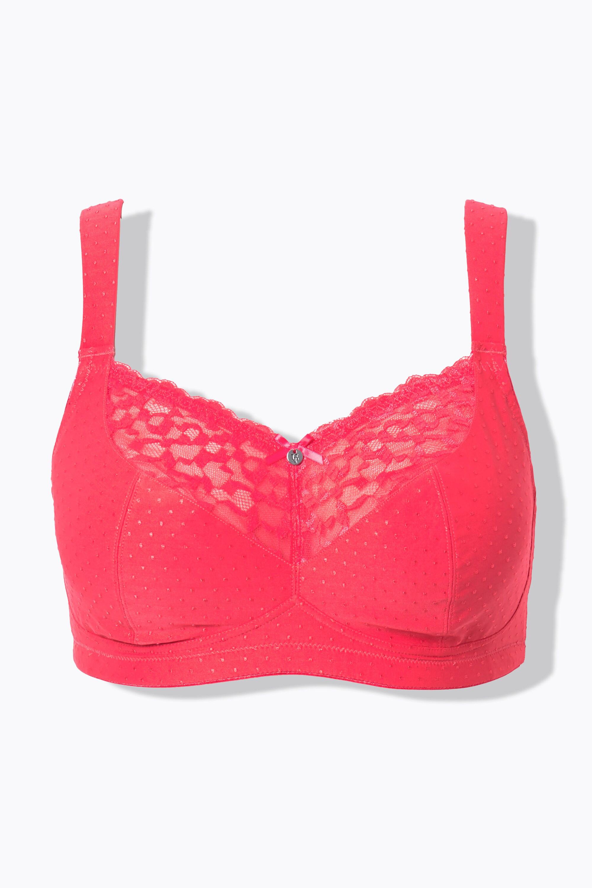 Ulla Popken Komfort-BH, Spitze bügellos, Cup C -E