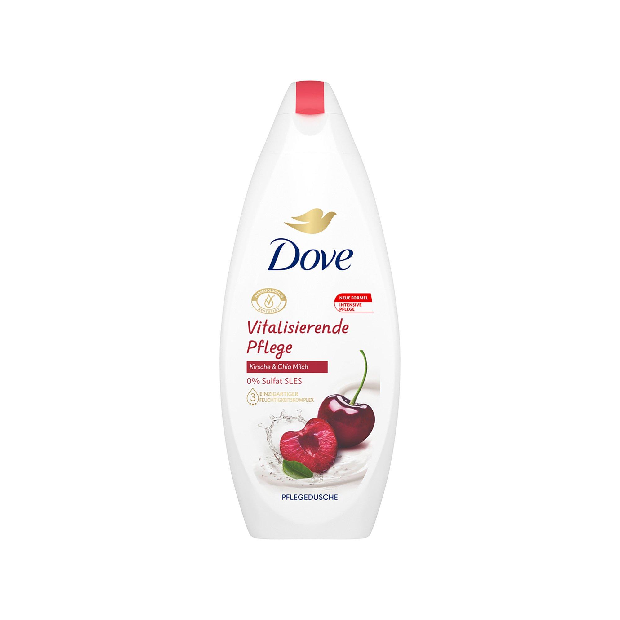 Dove Vitalisierende Pflege Cherry Pflegedusche vitalisierende Pflege Kirsche und Chia Milch