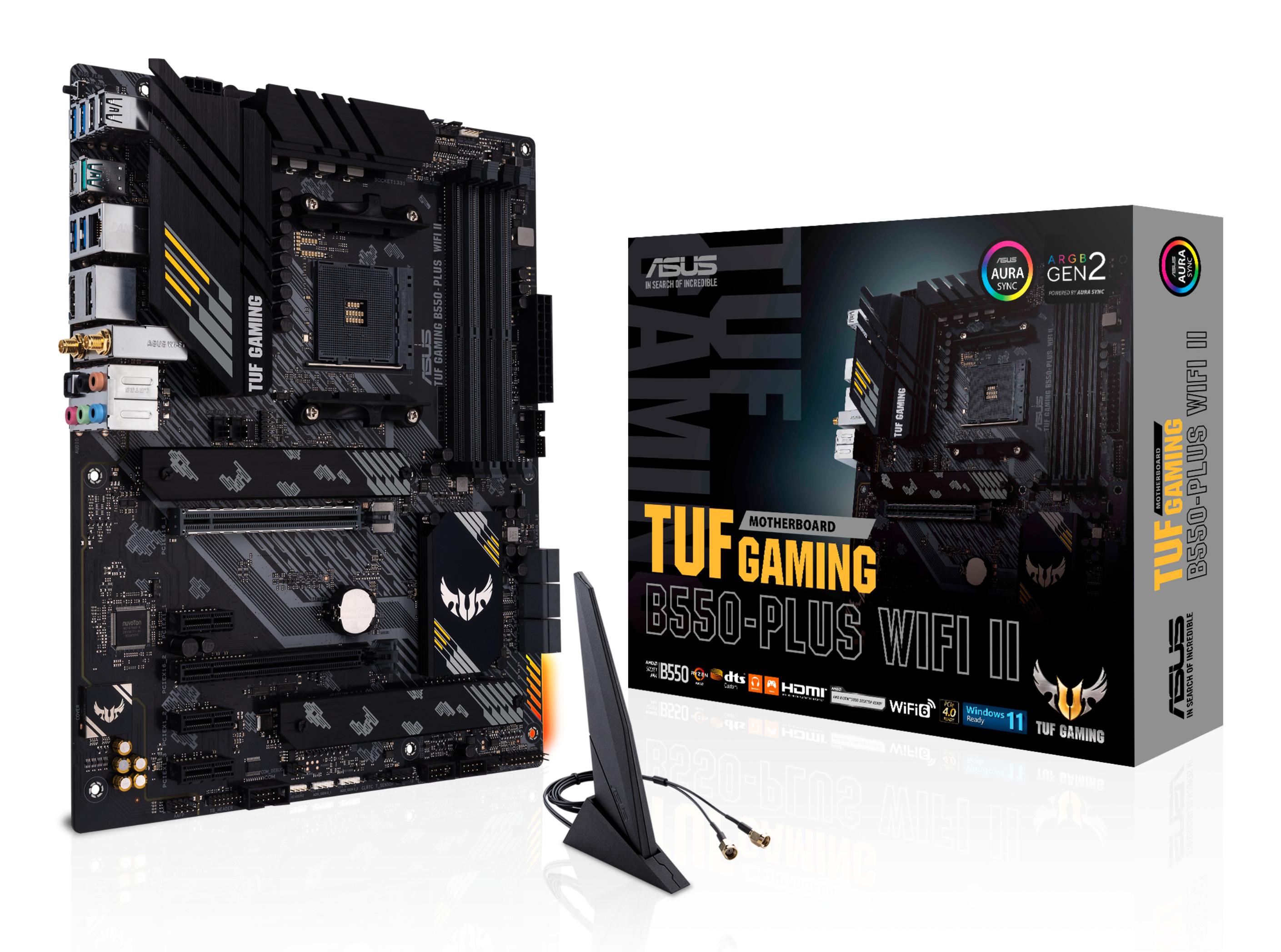 ASUS TUF GAMING B550-PLUS WIFI II AMD B550 Sockel AM4 ATX
