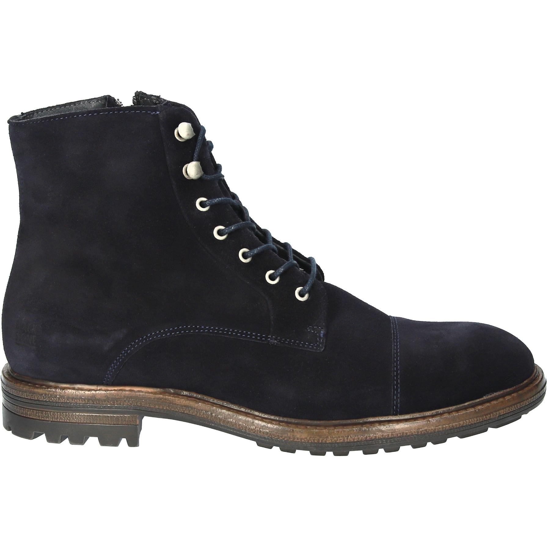 Blackstone stiefeletten aus wildleder ug20 navy