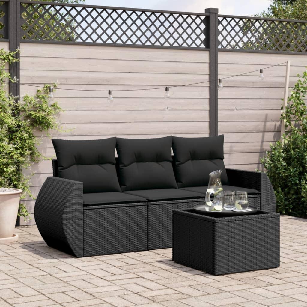 VidaXL Garten sofagarnitur poly-rattan