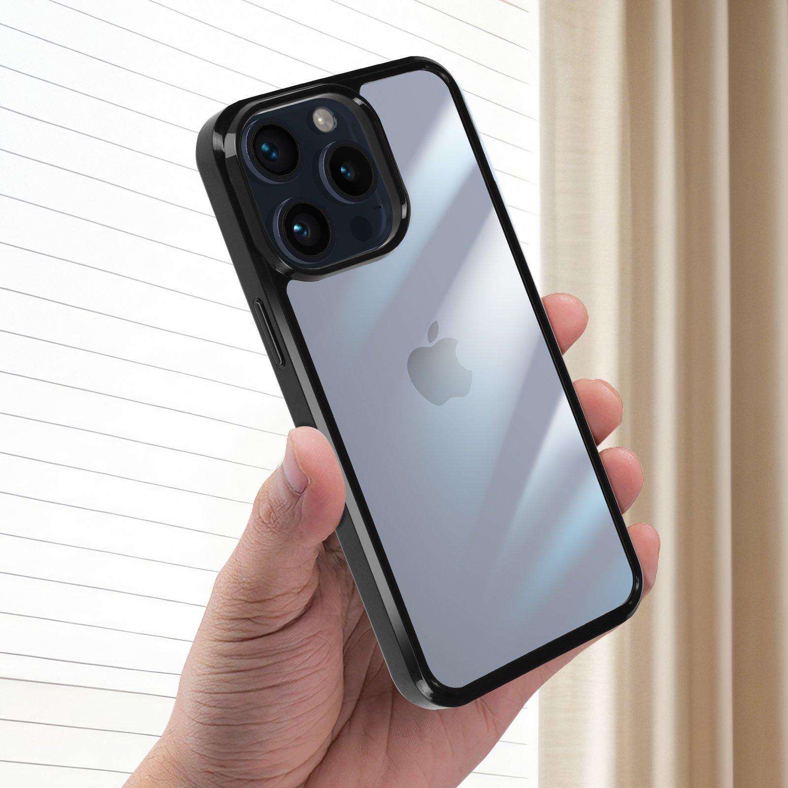 Avizar Apple iPhone 15 Pro Max Hülle Schwarz